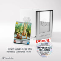 Gamegenic Star Wars: Unlimited Twin Suns Deck Pod - White/Black