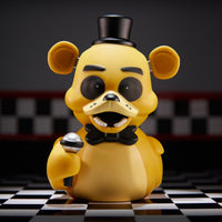 Front side view of Five Nights at Freddy's: Golden Freddy TUBBZ (Collector's Edition)