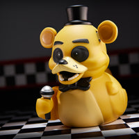 Side view of Five Nights at Freddy's: Golden Freddy TUBBZ (Collector's Edition)