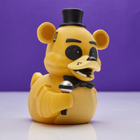 Side view of Five Nights at Freddy's: Golden Freddy TUBBZ (Collector's Edition)