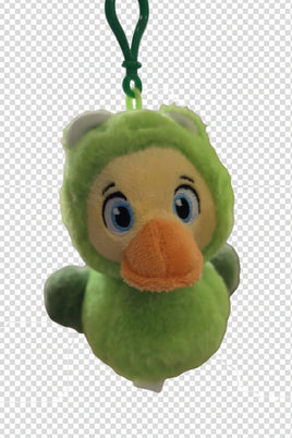 Quack Pack 13cm Plush Duck Bag Clip - Frog