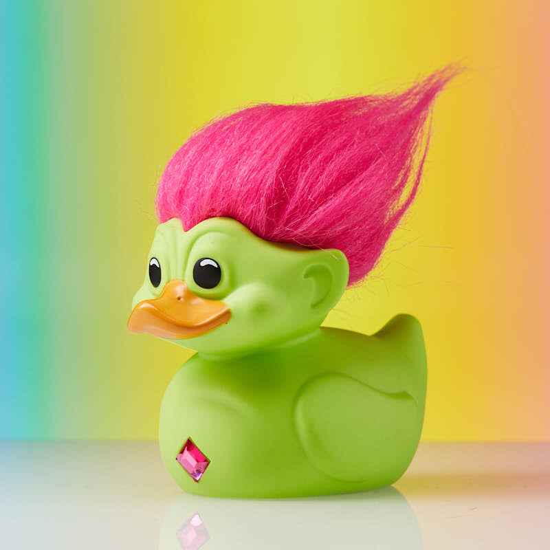 Trolls Green Troll (Green with Pink Hair) TUBBZ (First Edition