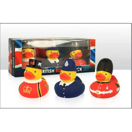 British Rubber Ducks 7.5cm Set of 3