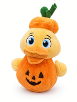 Quack Pack 22cm Plush Duck - Halloween - Pumpkin Duck