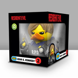 Resident Evil Leon S Kennedy TUBBZ Cosplaying Collectible Duck - Boxed Edition