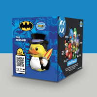 Back side packaging view of  DC Comics The Penguin TUBBZ (Boxed Edition)