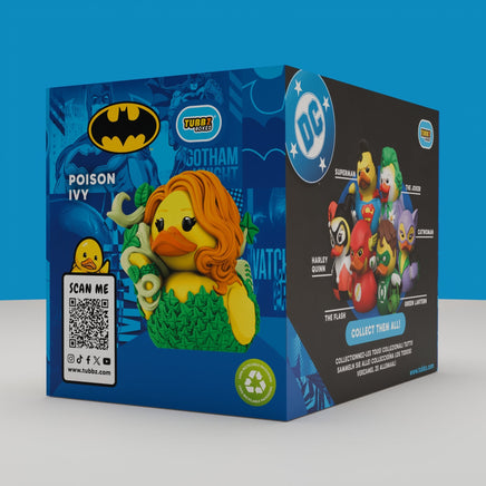 Back side view of DC Comics Poison Ivy TUBBZ (Boxed Edition) packaging