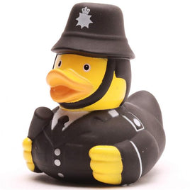Bobby Policeman Rubber Duck - Black Uniform