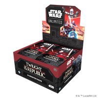Star Wars: Unlimited Twilight of the Republic Booster Display