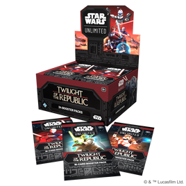 Star Wars: Unlimited Twilight of the Republic Booster Display