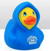 Scotland Blue Hoodie Rubber Duck 7.5cm