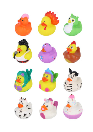12 Mini Rubber Ducks Assorted Designs Set A| Shop4Ducks