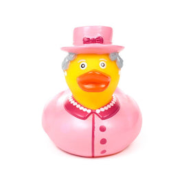 Queen Pink Duck Bath Time Toy