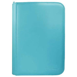 Vivid 4-Pocket Zippered PRO-Binder - Light Blue