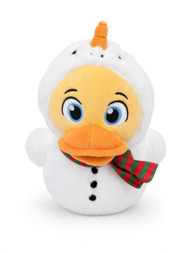Quack Pack 22cm Plush Duck - Xmas - Snowman Duck