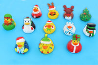 Mini Christmas Green Bow Rubber Duck lifestyle image 1