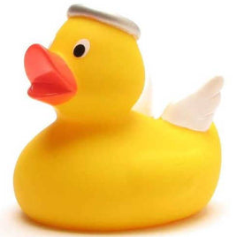 Rubber Duck Angel (yellow) - Mini Rubber Duck