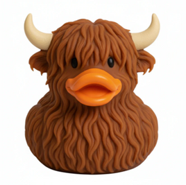 Highland Cow Rubber Duck 8.5cm