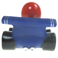 Blue Racing Car Rubber Duck