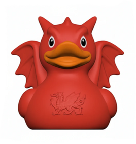 Red Dragon Rubber Duck 9cm