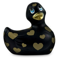 I Rub My Duckie 2.0 - Vibrating Massage Duck - Romance - Black and Gold