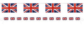 Union Jack Rayon Bunting - 20ft - 12 flags