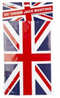 Union Jack Rayon Bunting - 20ft - 12 flags