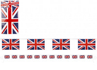 Union Jack Rayon Bunting - 20ft - 12 flags
