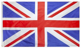 Union Jack Rayon Flag with Grommets 3FT X 5FT