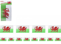 WALES 12ft Rayon Bunting 8" X 5" Flags