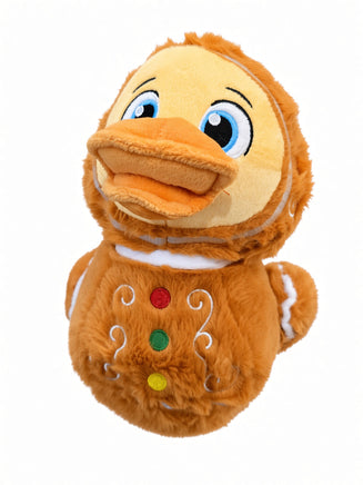 Quack Pack 22cm Plush Duck - Xmas - Gingerbread Duck