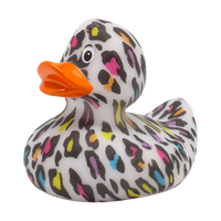 "like a leopard" Duck Rubber Duck - Design by Lilalu