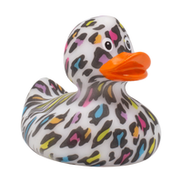 "like a leopard" Duck Rubber Duck - Design by Lilalu
