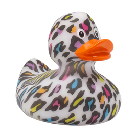 "like a leopard" Duck Rubber Duck - Design by Lilalu