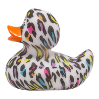 "like a leopard" Duck Rubber Duck - Design by Lilalu