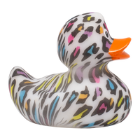 "like a leopard" Duck Rubber Duck - Design by Lilalu