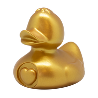 "My Heart" Duck, gold Rubber Duck - Design by Lilalu