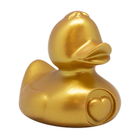 "My Heart" Duck, gold Rubber Duck - Design by Lilalu