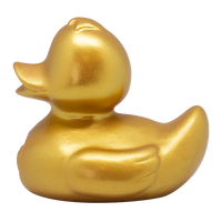 "My Heart" Duck, gold Rubber Duck - Design by Lilalu