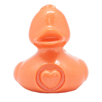 "My Heart" Duck, coppery Rubber Duck - Design by Lilalu