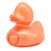 "My Heart" Duck, coppery Rubber Duck - Design by Lilalu