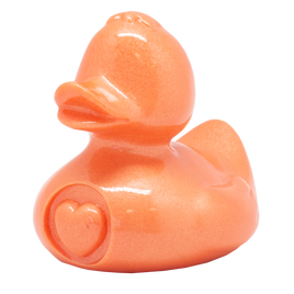 "My Heart" Duck, coppery Rubber Duck - Design by Lilalu