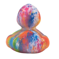 "Rainbow Splash" Duck Rubber Duck - Design by Lilalu