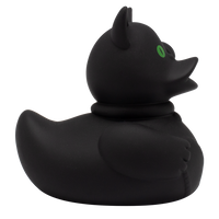 Black Lucky Cat Rubber Duck - Design by Lilalu