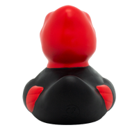 Black Spidy Duck, red Rubber Duck - Design by Lilalu