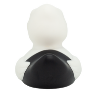 Black Spidy Duck, white Rubber Duck - Design by Lilalu