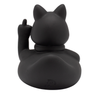 Crazy Cat Duck Rubber Duck - Design by Lilalu