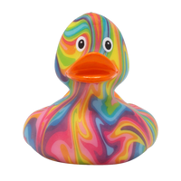 Groovy Duck Rubber Duck - Design by Lilalu