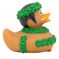 Hawaii Duck, male Rubber Duck - Design by Lilalu