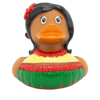 Hawaii Duck, female Rubber Duck - Design by Lilalu